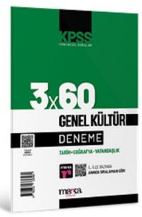 2025 KPSS Genel Kültür 3x60 Deneme Sınavı
