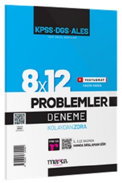 2025 KPSS DGS ALES Yeni Nesil 8x12 Tamamı Video Çözümlü Problemler