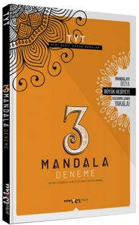 2025 TYT 3 Deneme ÖSYM Tarzı 3 Mandala Hediyeli (Ciltli)