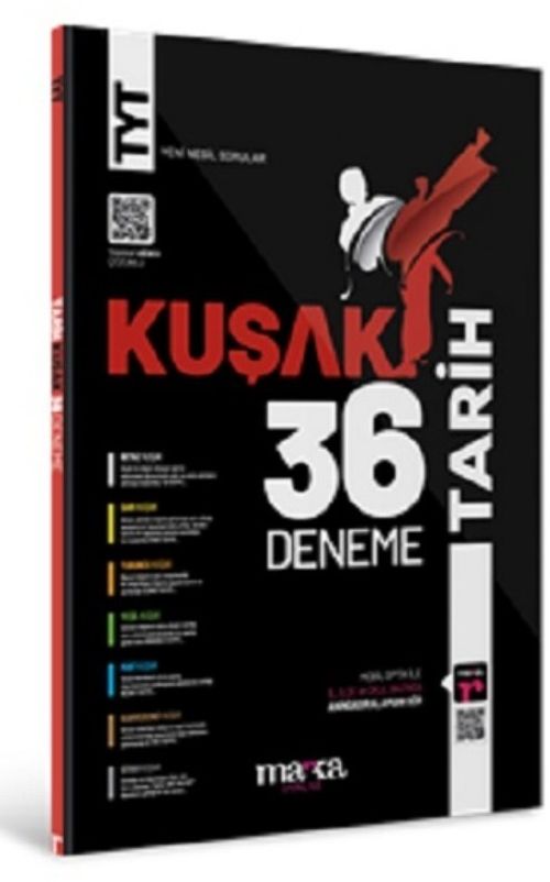 TYT Tarih Kolaydan Zora 36 Kuşak Deneme Tamamı Video Çözümlü (Ciltli)