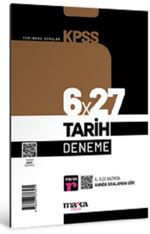 2025 KPSS Tarih 6x27 Deneme Tamamı Video Çözümlü