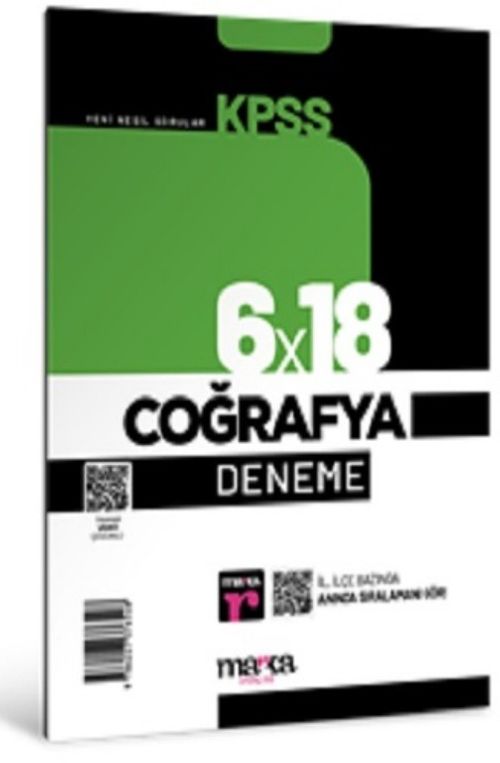 2024 KPSS Coğrafya 6x18 Deneme Tamamı Video Çözümlü