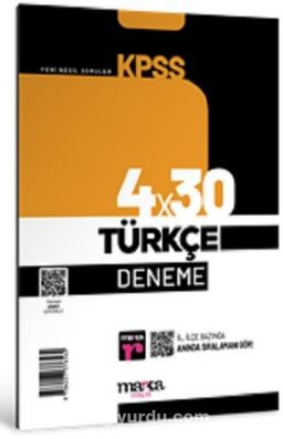 2024 KPSS Türkçe 4x30 Deneme Tamamı Video Çözümlü