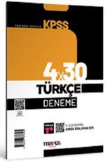 2025 KPSS Türkçe 4x30 Deneme Tamamı Video Çözümlü