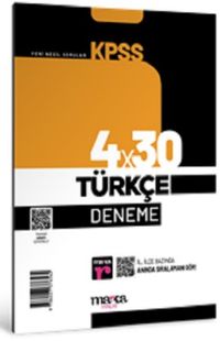 2025 KPSS Türkçe 4x30 Deneme Tamamı Video Çözümlü
