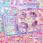 Momojan Dressing Temalı 100 Yaprak 4 Bölmeli Sticker Seti • Çıkartma • Bullet Journal