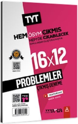2025 TYT Problemler ÖSYM Çıkmış ve Çıkabilecek Sorulardan Oluşturulmuş 16 Deneme Sınavı Tamamı Video Çözümlü
