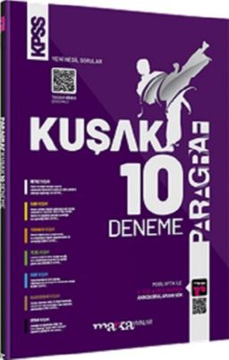 KPSS Paragraf Kuşak 10 Deneme Tamamı Video Çözümlü (Ciltli)