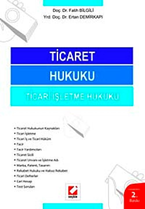 Ticaret Hukuku Ticari İşletme Hukuku