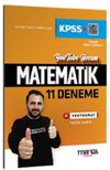 2025 KPSS Matematik 11 Deneme Tamamı Video &Ccedil;&ouml;z&uuml;ml&uuml; Yektugmat