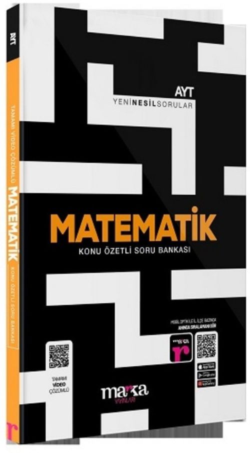 2025 AYT Matematik Konu Özetli Yeni Nesil Soru Bankası Tamamı Video Çözümlü (Ciltli)