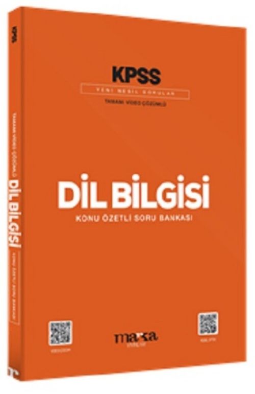 2025 KPSS Dil Bilgisi Konu Özetli Yeni Nesil Soru Bankası Tamamı Video Çözümlü (Ciltli)