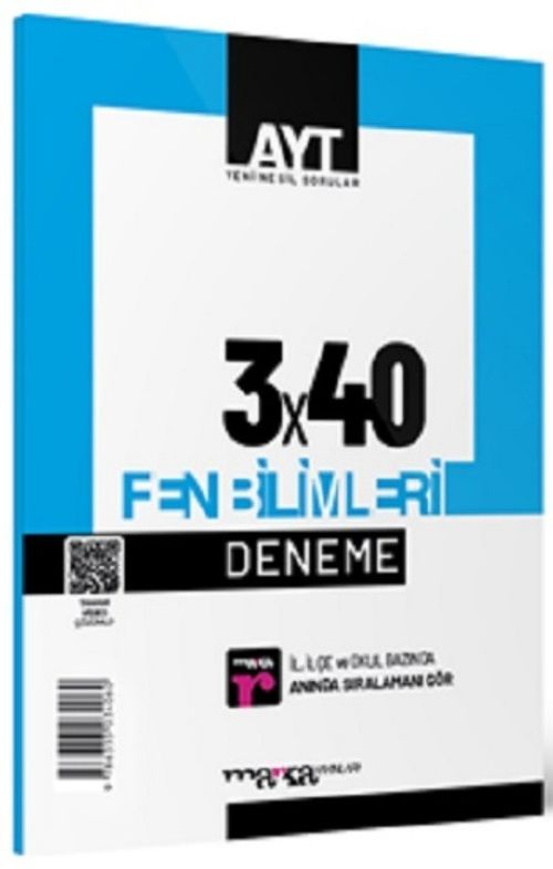 2025 AYT Fen Bilimleri 3x40 Deneme