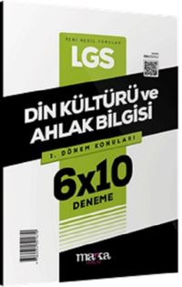 2025 LGS 1.Dönem Konuları Din Kültürü ve Ahlak Bilgisi 6 Deneme