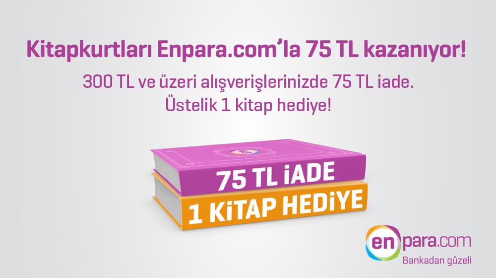 Kitapkurtları Enpara.com'la 75TL kazanıyor!