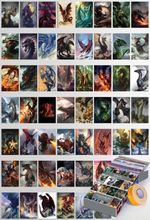 Ejderha Temalı 54 Adet Duvar Poster Seti Oda Dekoru