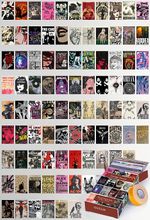 Grunge Temalı 90 Adet Duvar Poster - Kolaj Seti Oda Dekoru