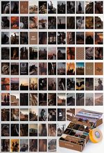 Western Temalı 99 Adet Duvar Poster - Kolaj Seti Oda Dekoru