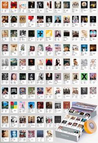 Albüm Kapakları Temalı 99 Adet Duvar Poster - Kolaj Seti Oda Dekoru