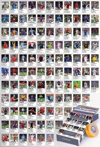 Yabancı Futbol Oyuncuları Temalı 108 Adet Duvar Poster - Kolaj Seti Oda Dekoru