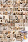 Natürel Temalı 108 Adet Duvar Poster - Kolaj Seti Oda Dekoru (GGK-K005)