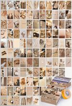 Natürel Temalı 108 Adet Duvar Poster - Kolaj Seti Oda Dekoru