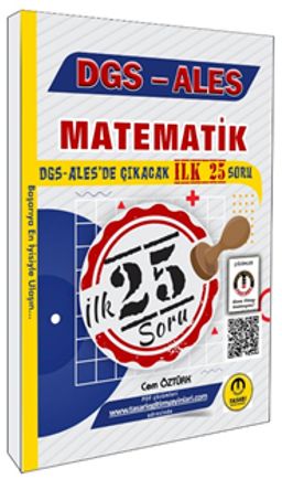 DGS Matematik İlk 25 Çıkacak Soru 