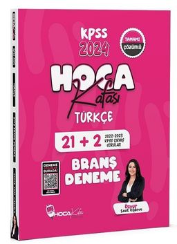2024 KPSS Türkçe 21+2 Deneme Video Çözümlü 
