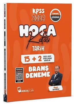 2024 KPSS Tarih 15+2 Deneme Çözümlü 