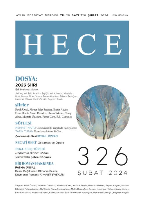 Hece Dergisi Sayı: 326 Şubat  2024