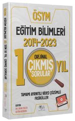 KPSS Eğitim Bilimleri 2014-2023 Orijinal Son 10 Yıl Çıkmış Sorular Video Çözümlü
