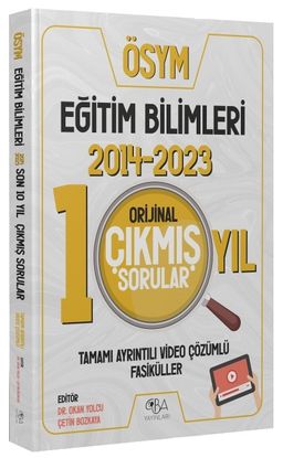 KPSS Eğitim Bilimleri 2014-2023 Orijinal Son 10 Yıl Çıkmış Sorular Video Çözümlü