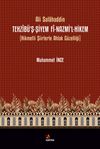 Tehz&icirc;b&uuml;'ş-Şiyem F&icirc;-Nazmi'l-Hikem & Hikmetli Şiirlerle Ahlak G&uuml;zelliği