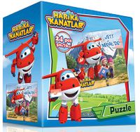 Harika Kanatlar Puzzle - Jet Nepalde (24 Parça 50x70)