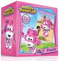 Harika Kanatlar Puzzle - Dizzy Mısırda (24 Parça 50x70)