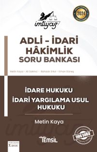 İmtiyaz Adli - İdari Hakimlik Soru Bankasi İdare Hukuku Ve İdari Yargilama Usul Hukuku