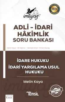 İmtiyaz Adli - İdari Hakimlik Soru Bankasi İdare Hukuku Ve İdari Yargilama Usul Hukuku