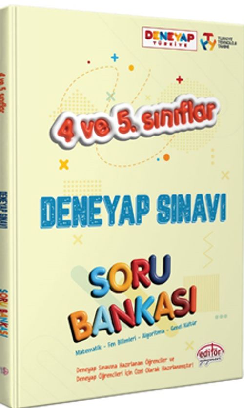 4 ve 5. Sınıflar Deneyap Sınavı Soru Bankası