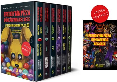 Fazbear'in Korkunç Tipleri 9 Kitaplık Kutulu Set (Poster Hediyeli