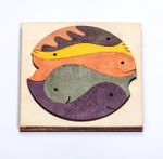 Montessori Ahşap Zeka Oyunları / w-Balık Puzzle