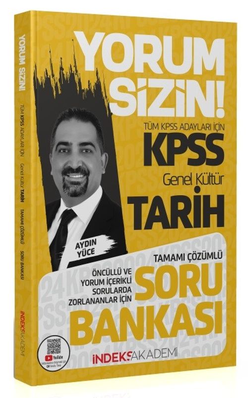 2024 KPSS Tarih Yorum Sizin Soru Bankası Çözümlü 