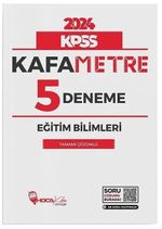 2024 KPSS Eğitim Bilimleri Kafametre 5 Deneme Çözümlü 