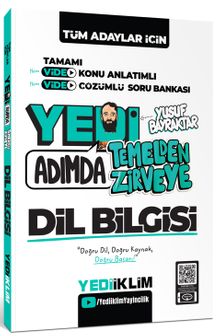 Tüm Adaylar İçin Yedi Adımda Temelden Zirveye Dil Bilgisi Video Konu Anlatımlı Video Çözümlü Soru Bankası