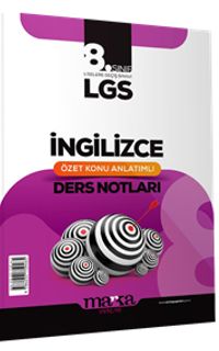 8. Sınıf LGS İngilizce Özet Konu Anlatımlı Ders Notları 