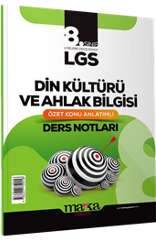 8. Sınıf LGS Din Kültürü ve Ahlak Bilgisi Özet Konu Anlatımlı Ders Notları