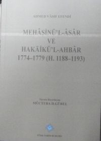 Mehasinü’l-Âsar ve Hakaikü’l-Ahbar -1774-1779 (H. 1188-1193) / 13-Z-130