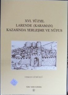 XVI. Yüzyıl Larende (Karaman) Kazasında Yerleşme ve Nüfus/ 13-Z-97