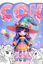 Çok Boya! Çıkartmalı Dev Boyama Kitabı / Sihir
