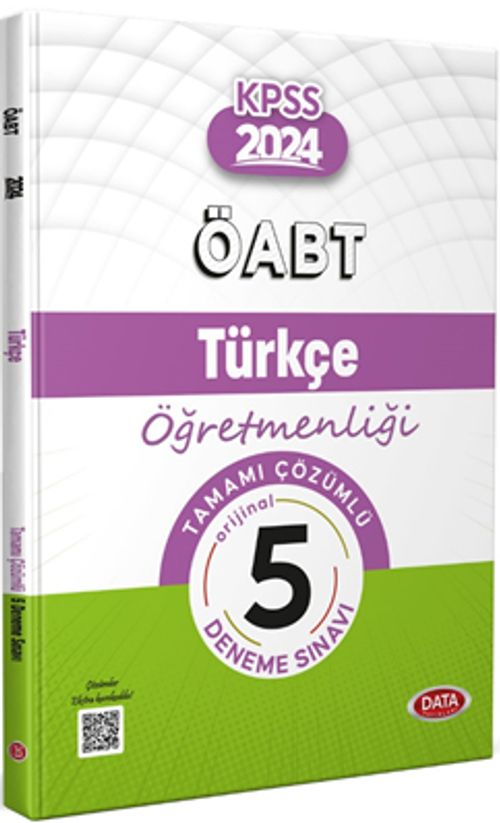 2024 ÖABT Türkçe Öğretmenliği Tamamı Çözümlü 5 Deneme Sınavı 