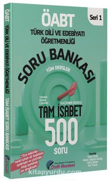 ÖABT Türk Dili ve Edebiyatı Tam İsabet 500 Soru Bankası Çözümlü
